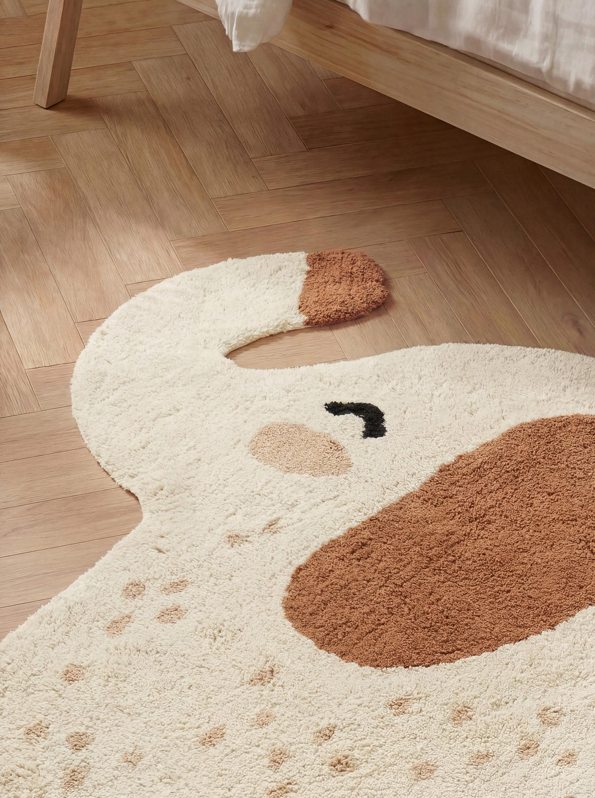 KINDERTEPPICH 95/120 cm Snuggle Emmi Elefant  - Multicolor/Creme, Basics, Kunststoff/Textil (95/120cm) - Hanse Home