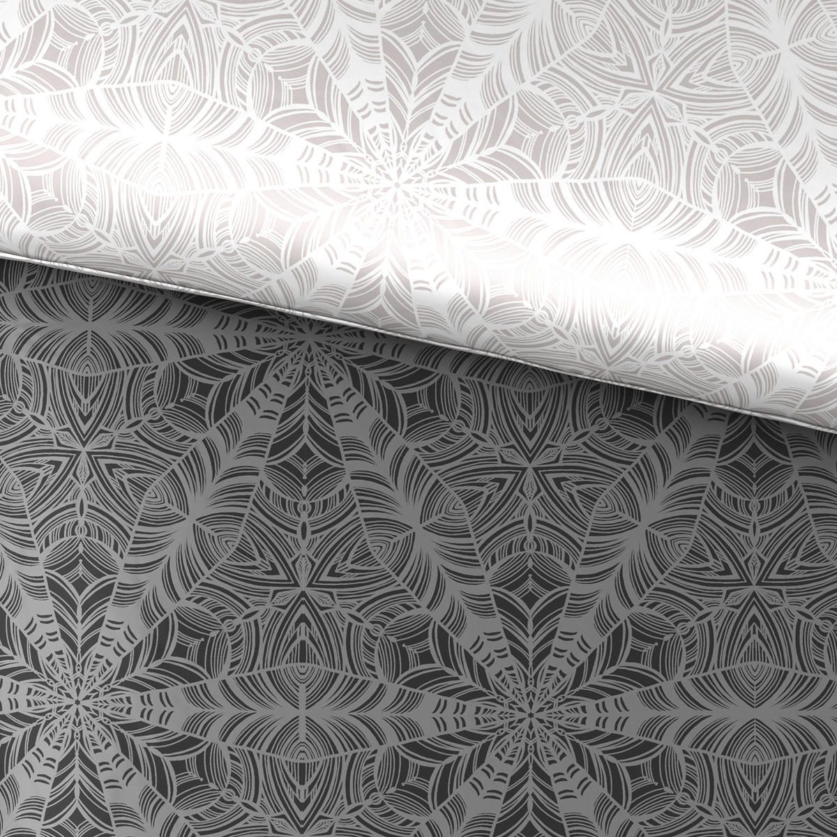 POSTEĽNÁ BIELIZEŇ, satén, čierna, 140/200 cm - čierna, Konventionell, textil (140/200cm) - Esposa