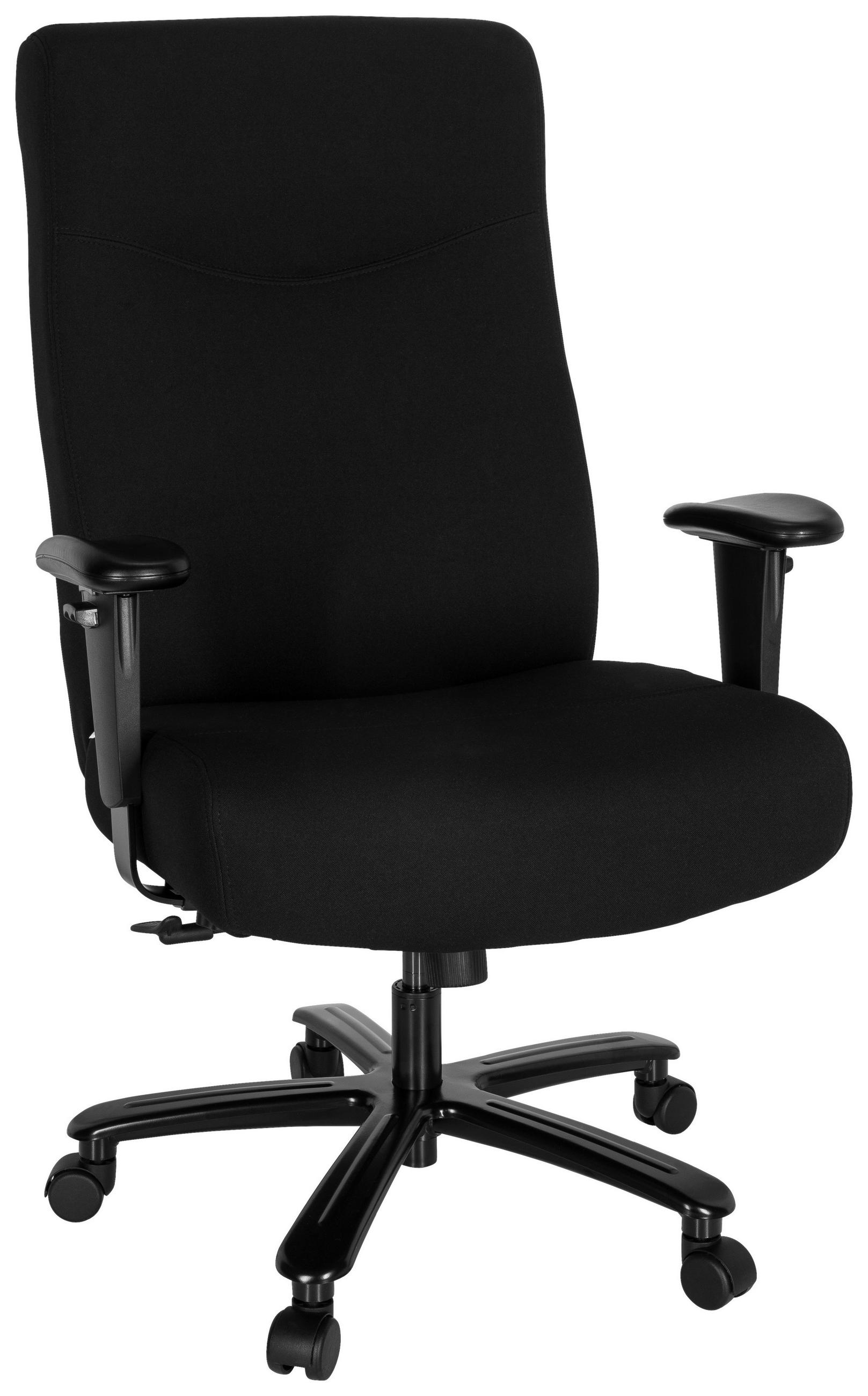 CHEFSESSEL Flachgewebe Schwarz  - Schwarz, Basics, Kunststoff/Textil (77/127/77cm) - MID.YOU