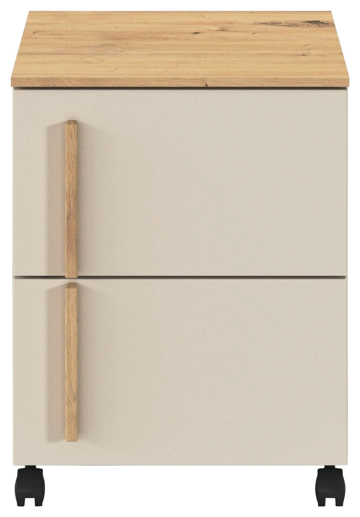 ROLLCONTAINER Champagner, Eiche Artisan  - Champagner/Eiche Artisan, Design, Holz/Holzwerkstoff (40/52/42cm) - Stylife