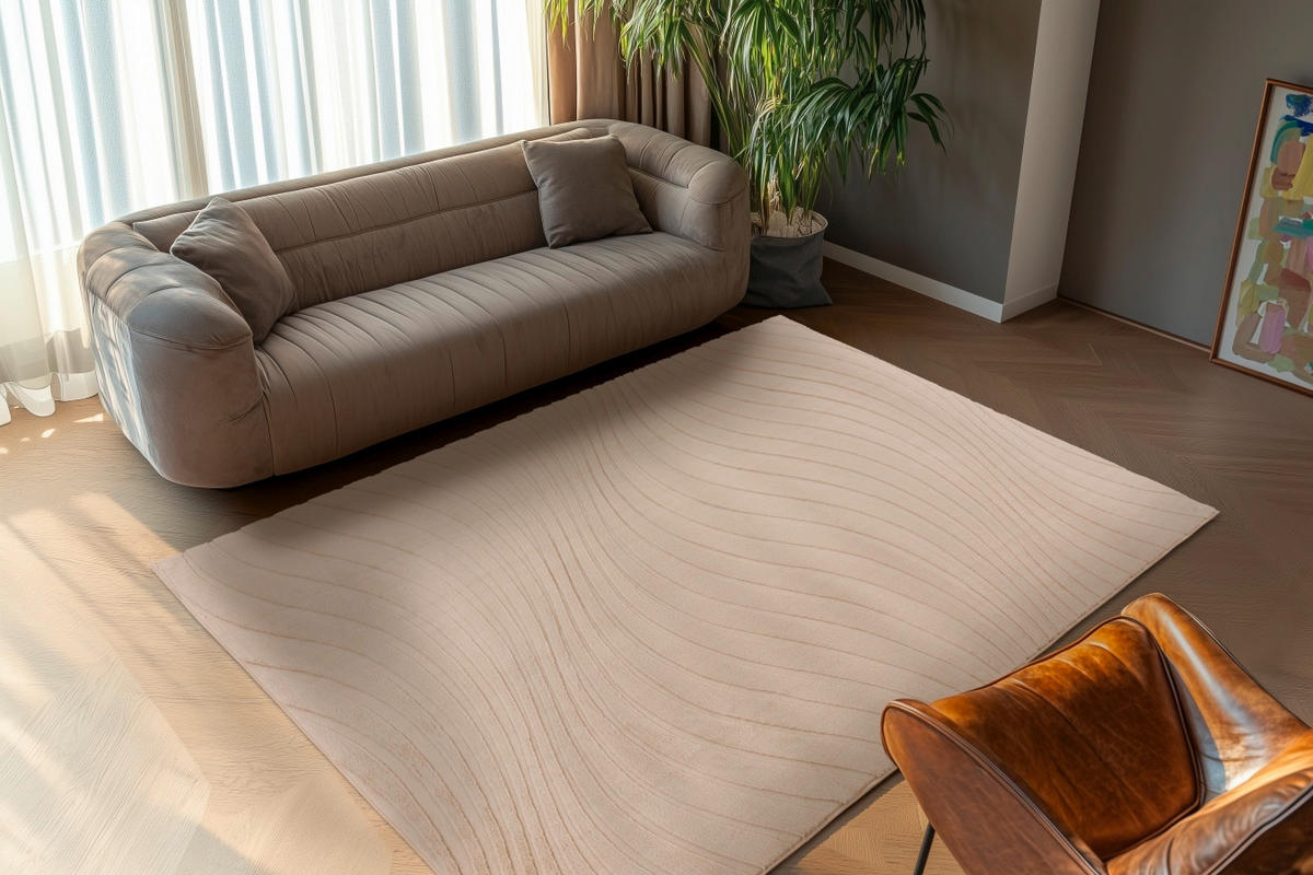 TKANA PREPROGA      80/150 cm    tkano  bež  - bež, Basics, tekstil (80/150cm)