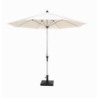 SONNENSCHIRM Platinfarben  - Platinfarben/Naturfarben, Basics, Textil/Metall (270cm) - Gardenson