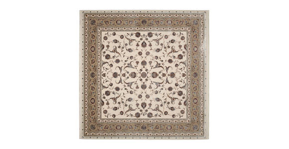 WEBTEPPICH 200/200 cm Pangäa Creme, Beige quadratisch  - Beige/Creme, Design, Textil (200/200cm) - Dieter Knoll