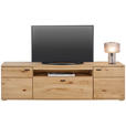 TV-ELEMENT Eichefarben 195/56/44 cm - Eichefarben/Schwarz, Natur, Holz/Holzwerkstoff (195/56/44cm) - Hom`in