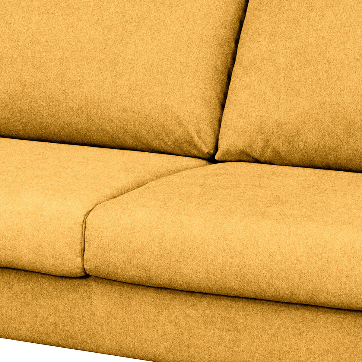 SCHLAFSOFA in Textil Senfgelb  - Buchefarben/Senfgelb, Design, Holz/Textil (195/90/102cm) - Livetastic