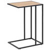 BEISTELLTISCH 43/35/63 cm Schwarz, Eichefarben rechteckig  - Eichefarben/Schwarz, Trend, Holzwerkstoff/Metall (43/35/63cm) - Xora