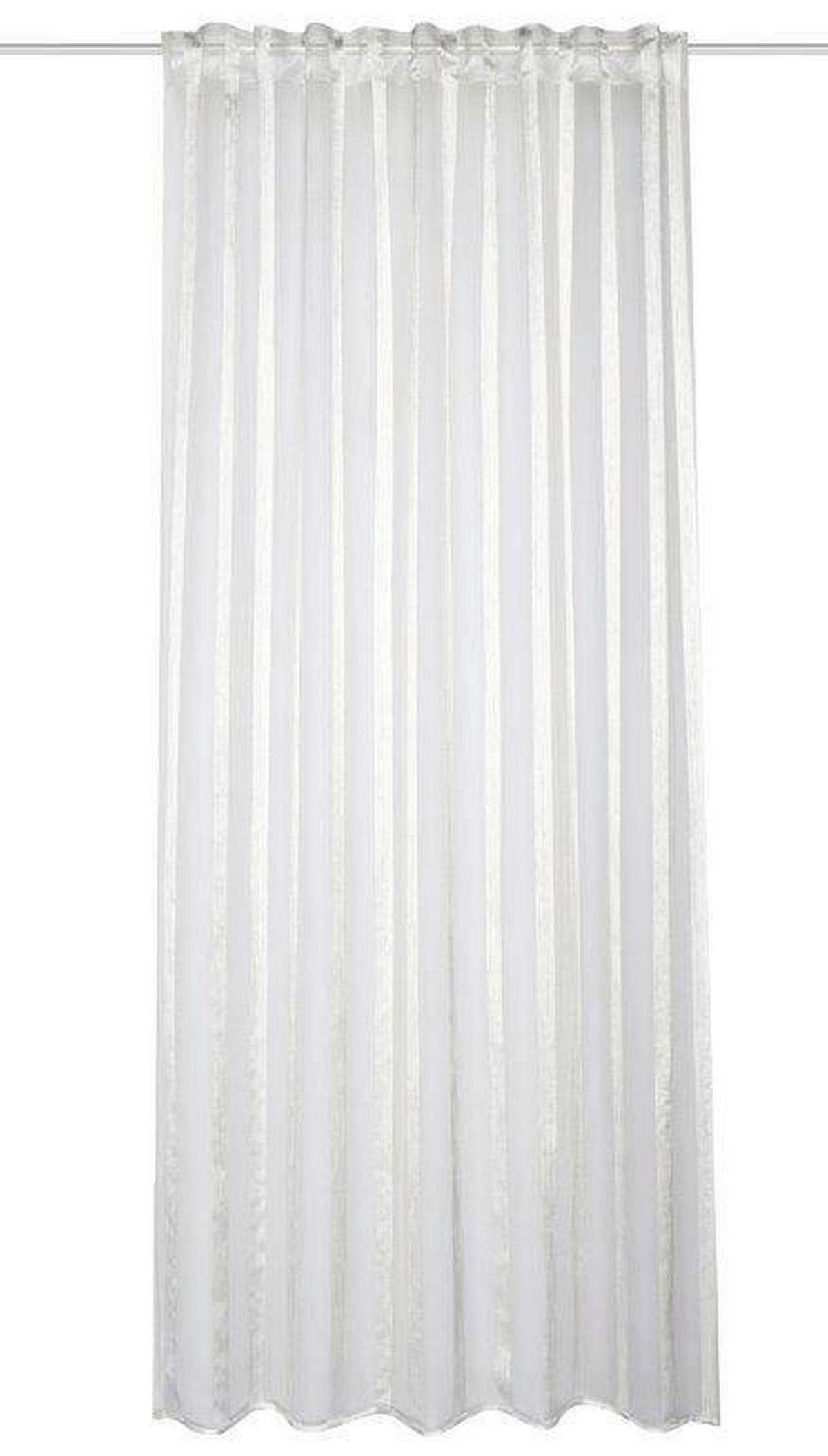 FERTIGVORHANG  transparent  140/245 cm   - Grau, Basics, Textil (140/245cm)