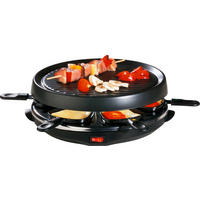 RACLETTE-GRILL  - Schwarz, KONVENTIONELL, Kunststoff/Metall (36.5/13/32.5cm) - Silva Homeline