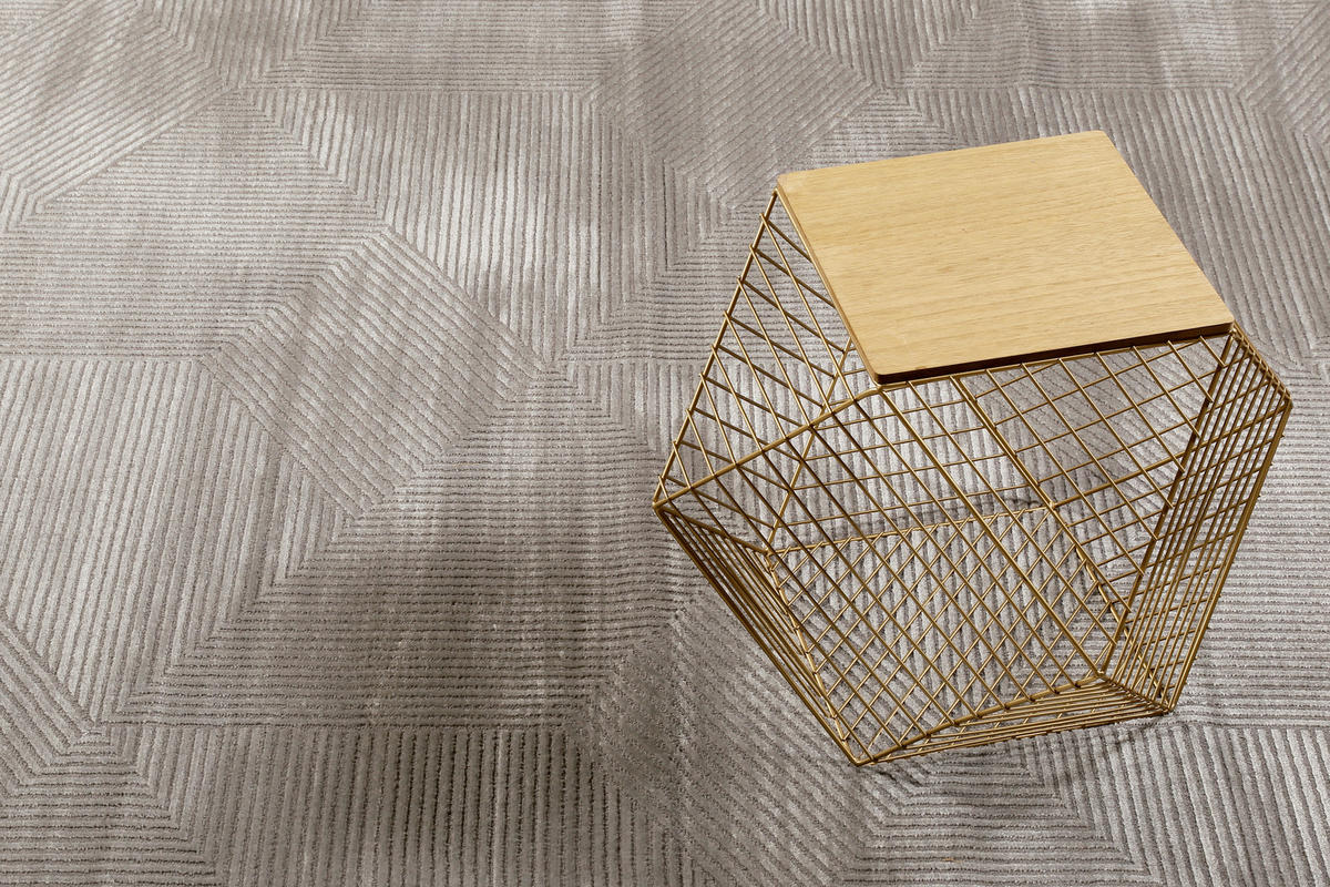 WEBTEPPICH 80/150 cm Velvet Groove Taupe  - Taupe, KONVENTIONELL, Textil (80/150cm) - Esprit