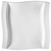 SERVIERPLATTE Swing 29,5/30,2 cm  - Weiß, Basics, Keramik (29,5/30,2cm) - Novel