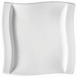SERVIERPLATTE Swing 29,5/30,2 cm  - Weiß, Basics, Keramik (29,5/30,2cm) - Novel