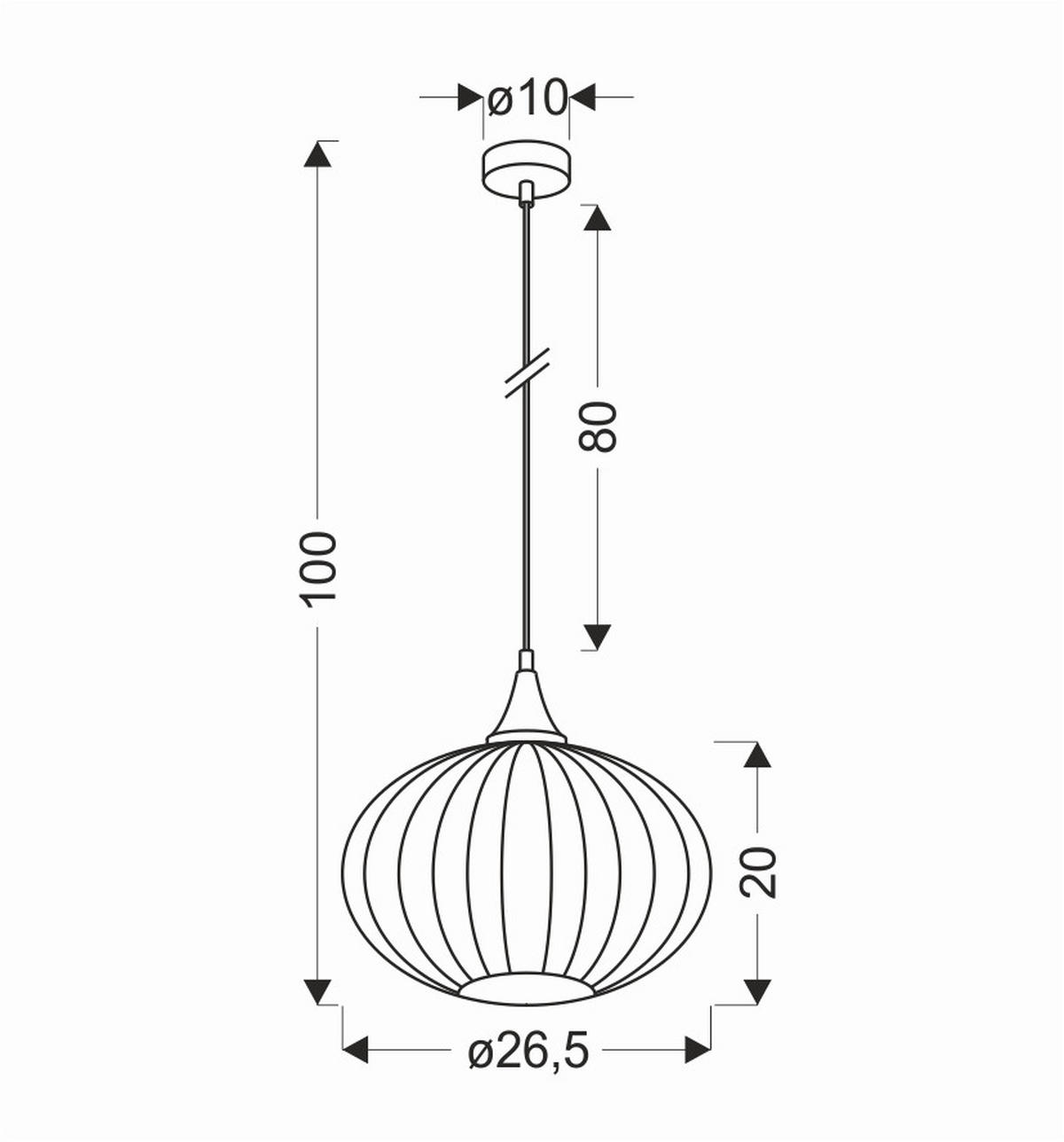 PENDELLEUCHTE 26.5/26.5/90 cm  - Schwarz, KONVENTIONELL, Glas/Metall (26.5/26.5/90cm)