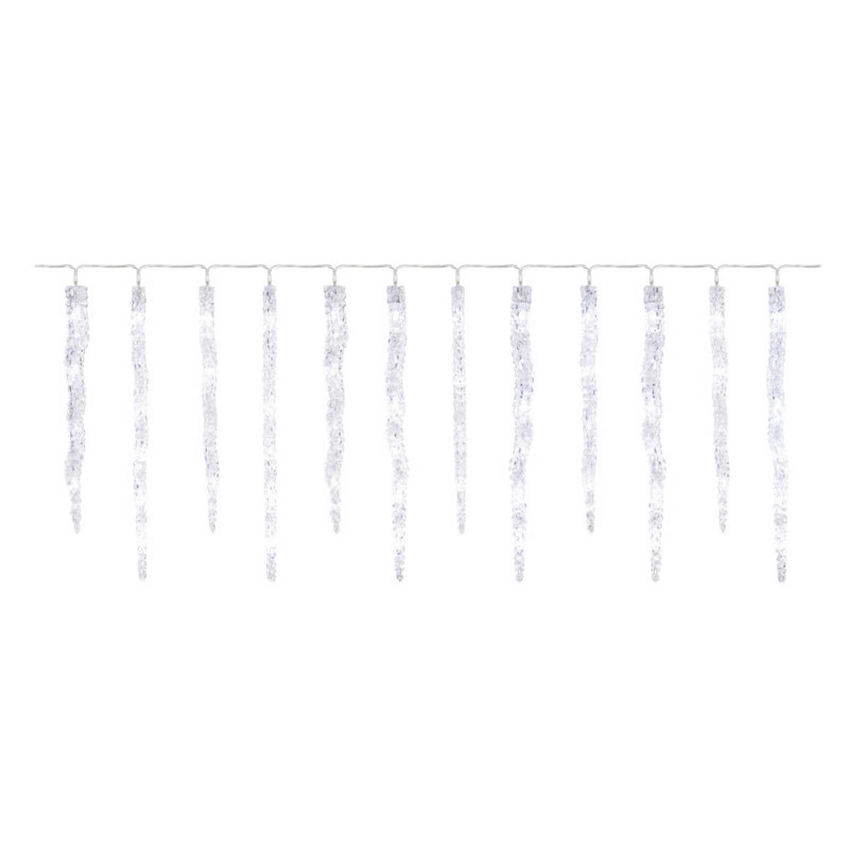 DEKORAČNÉ LED SVIETIDLO - priehľadné, Basics, plast (360cm)