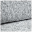 2-SITZER-SOFA in Flachgewebe Grau  - Schwarz/Grau, Design, Textil/Metall (178/86/97cm) - Hom`in