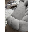 BIGSOFA Chenille Schlammfarben  - Schlammfarben/Schwarz, KONVENTIONELL, Kunststoff/Textil (248/78/112cm) - Carryhome
