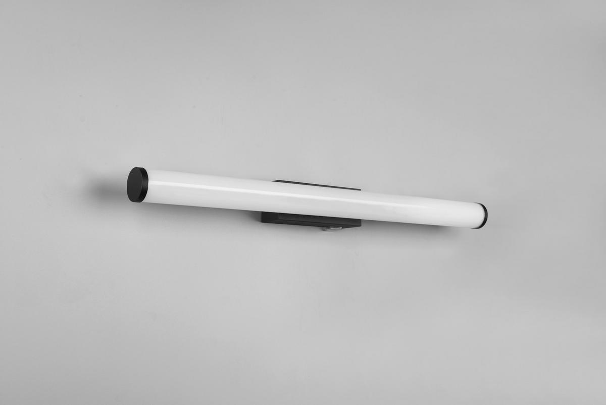 BADEZIMMER-WANDLEUCHTE Mattimo 60/5,5 cm   - Schwarz/Weiß, Basics, Kunststoff/Metall (60/5,5cm) - Trio Leuchten