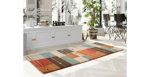 LÄUFER 80/200 cm Palazzo Alto Terracotta  - Terracotta, Design, Textil (80/200cm) - Novel