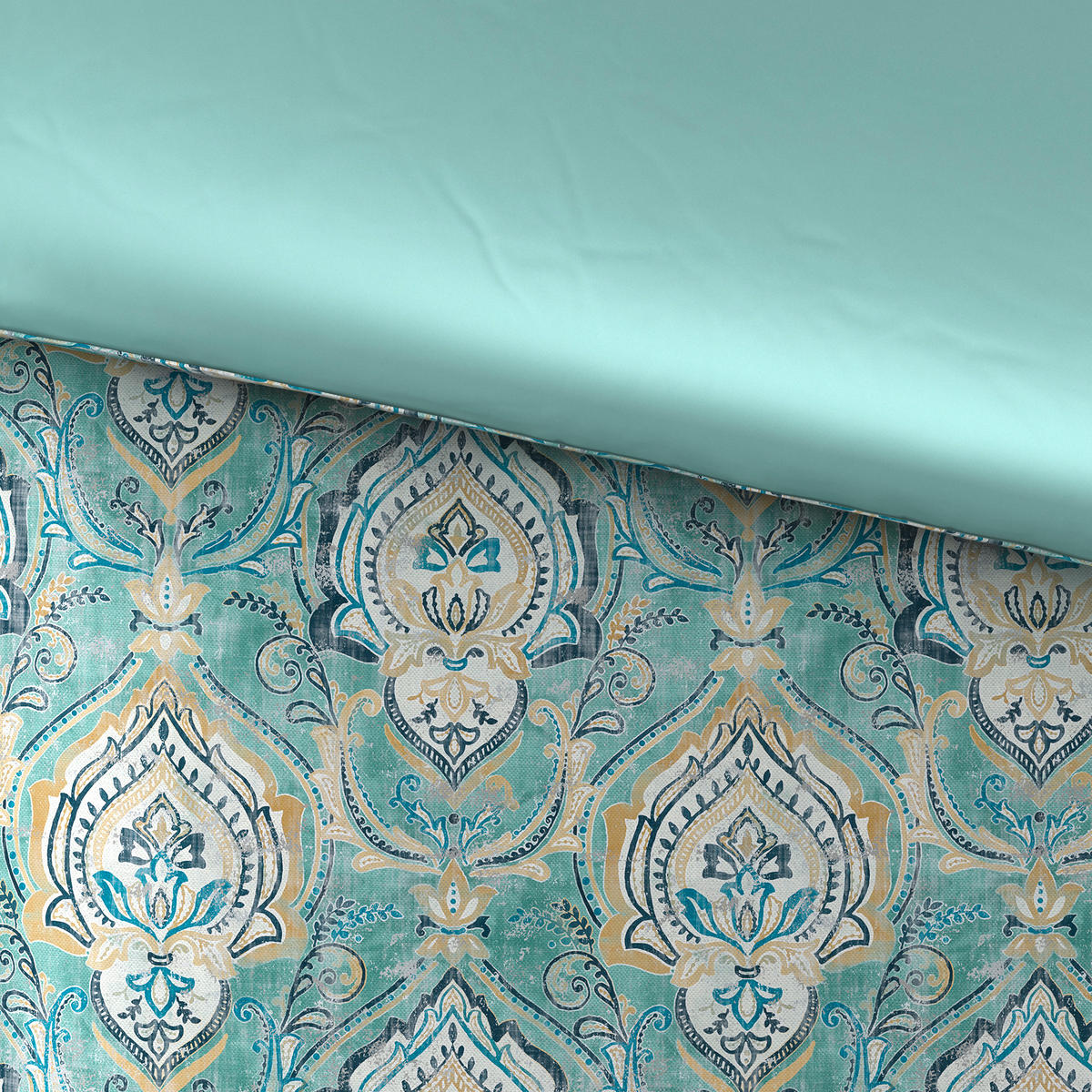 OBOJSTRANNÁ POSTEĽNÁ BIELIZEŇ, satén, zelená, 140/200 cm - zelená, Konventionell, textil (140/200cm) - Esposa