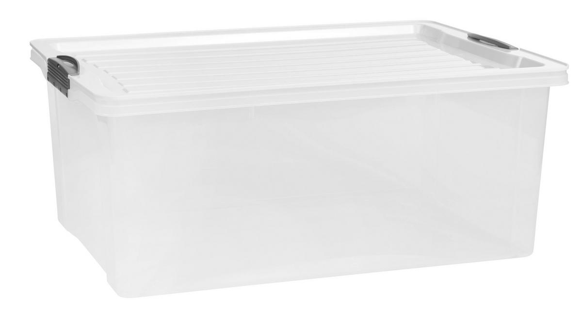 AUFBEWAHRUNGSBOX     - Weiß, KONVENTIONELL, Kunststoff (40/25/57cm) - Rotho