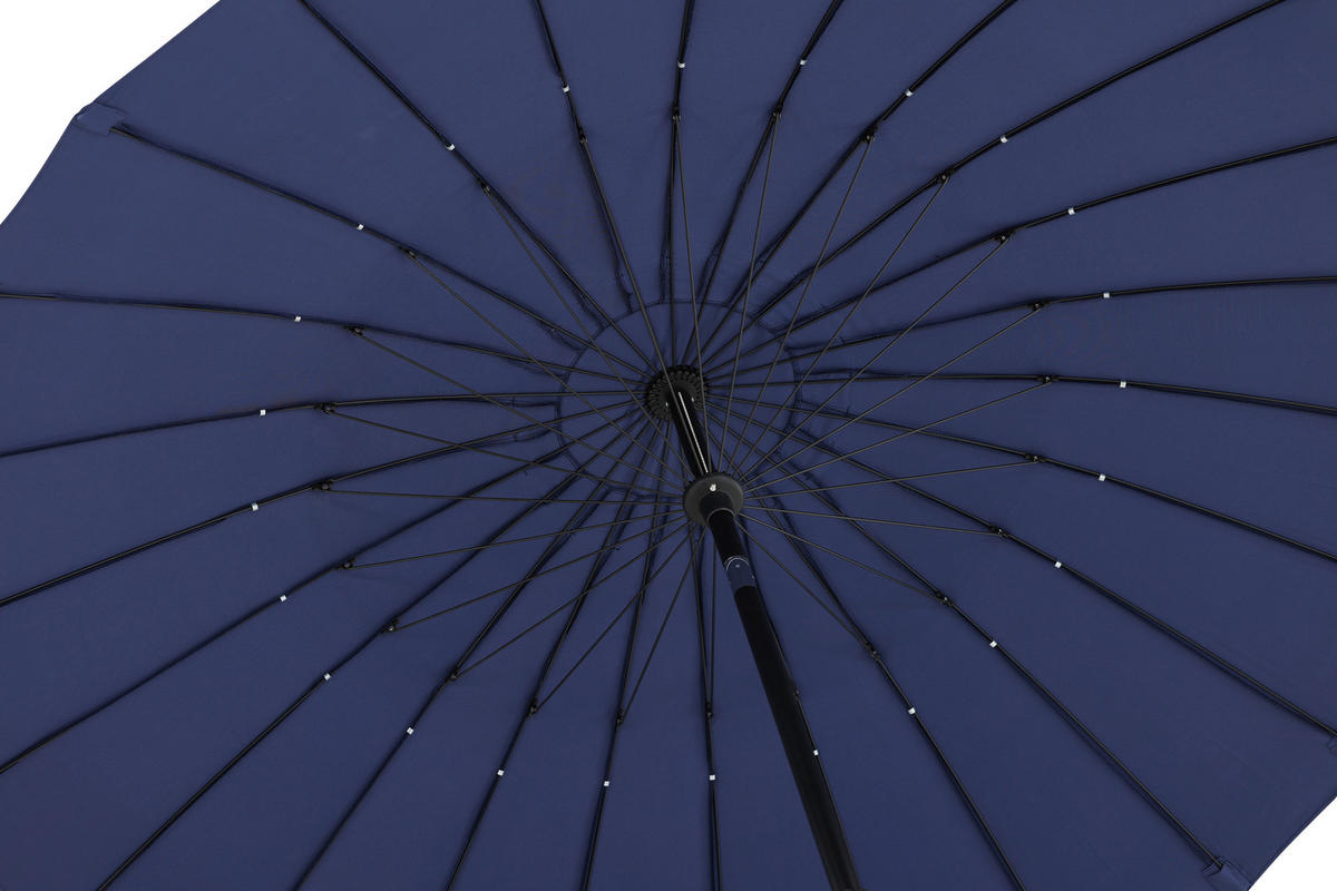 SONNENSCHIRM  - Blau, KONVENTIONELL (270/270cm) - Gardenson