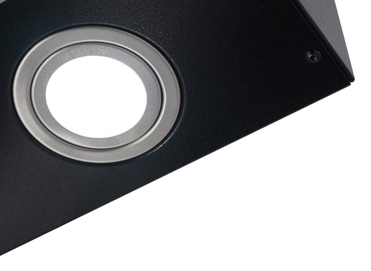 DUNSTABZUGSHAUBE CH111060SA++  - Schwarz, Trend, Glas/Metall (59,5/74,8–109,5/38,5cm) - Respekta