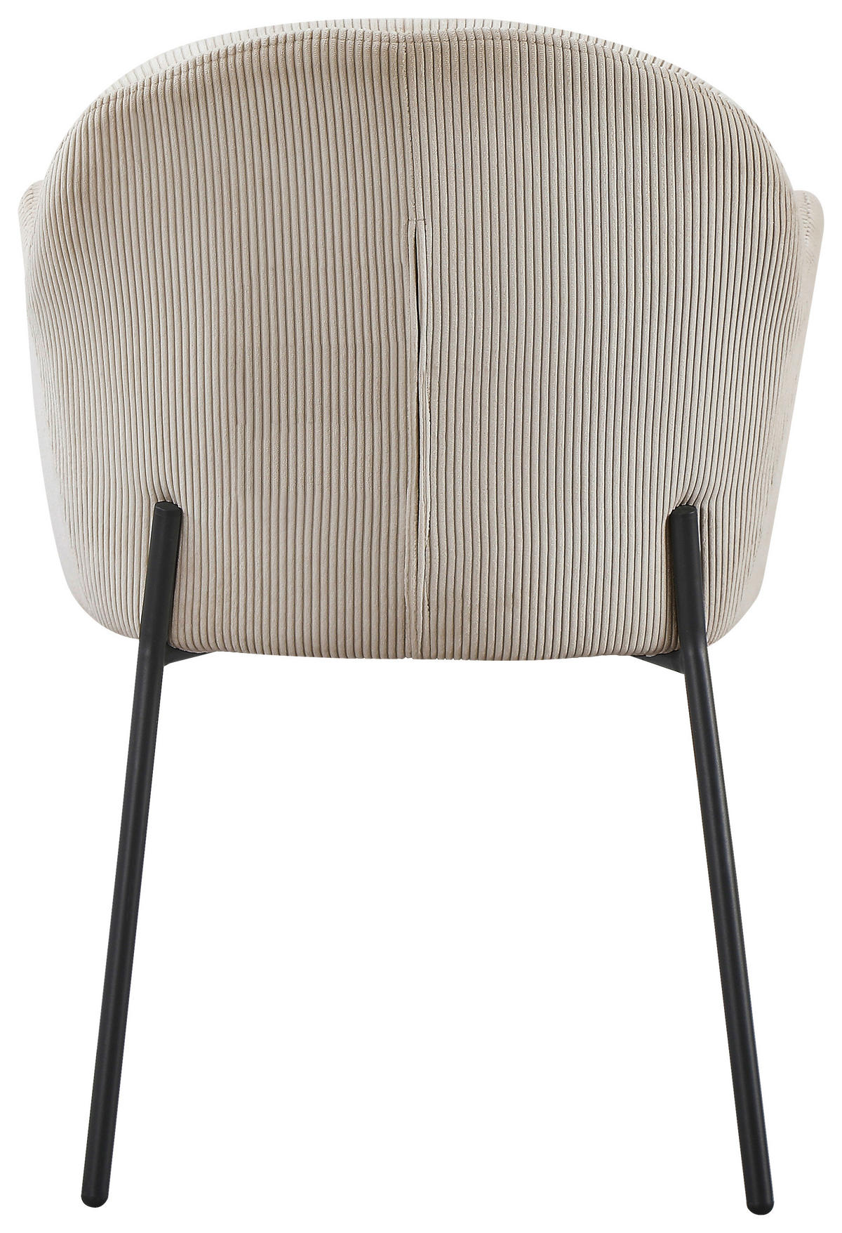 STOLICA S NASLONOM ZA RUKE  crna, taupe  metal, tekstil      - crna/taupe, Moderno, metal/tekstil (58/82/63cm) - Livetastic