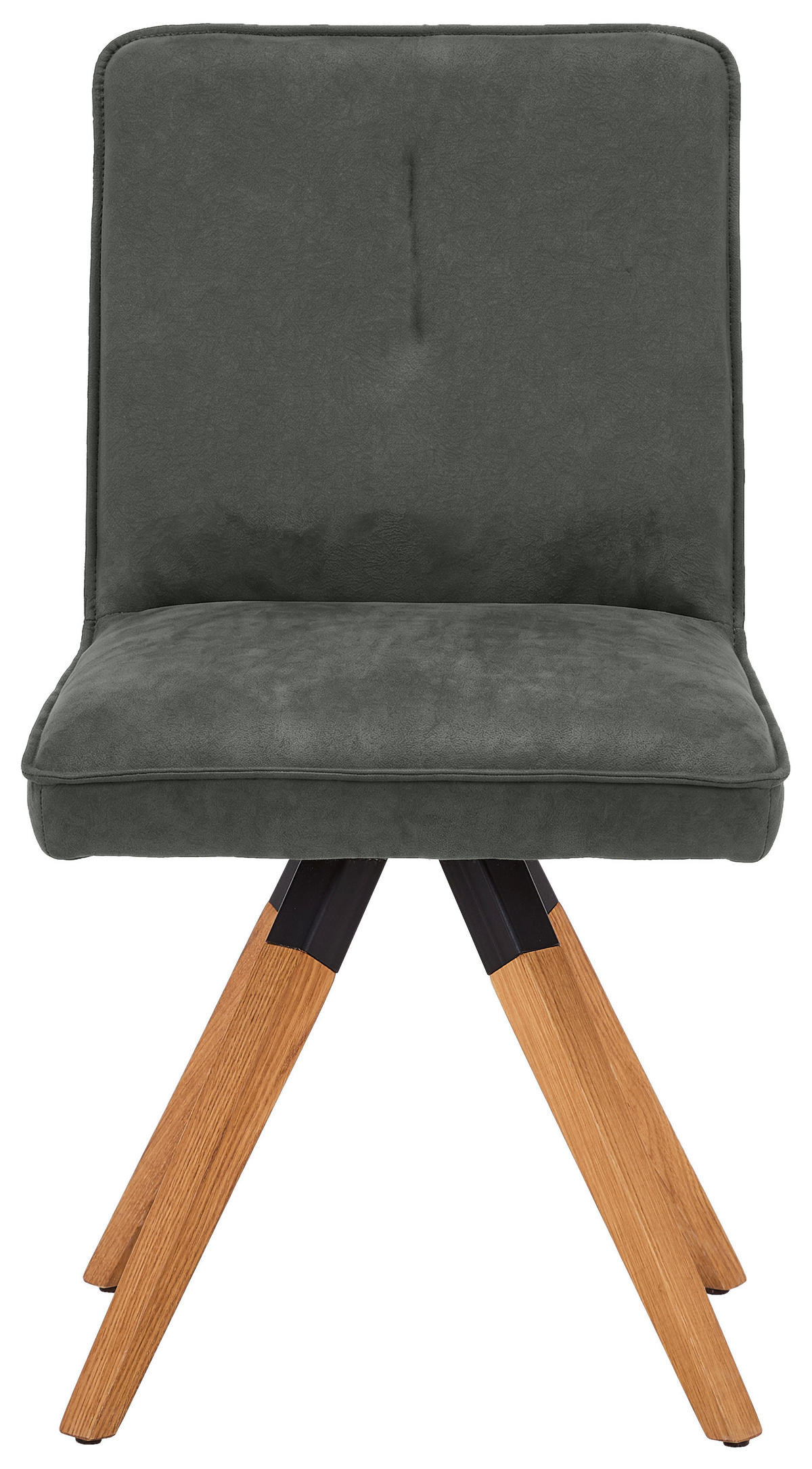 STUHL - Dunkelgrau, KONVENTIONELL, Holz/Textil (47/88/60cm) - Venda