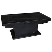 SOFFBORD i metall, keramik 125-150/49,5-79/70 cm  - svart, Design, metall/keramik (125-150/49,5-79/70cm) - Livetastic