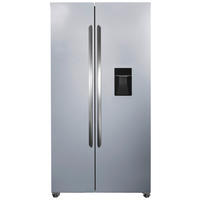 SIDE-BY-SIDE 91/177/59 cm KS6.12D  - Edelstahlfarben, Basics, Glas/Kunststoff (91/177/59cm) - PKM