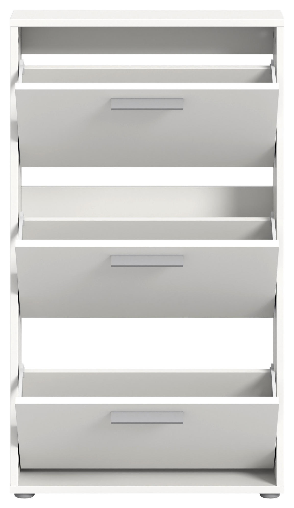 VYKLÁPĚCÍ BOTNÍK, bílá, 59/103/17 cm - šedá/bílá, Design, kompozitní dřevo/plast (59/103/17cm) - Carryhome