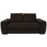 SCHLAFSOFA in Textil Dunkelbraun - Chromfarben/Dunkelbraun, Design, Holz/Textil (199/92/97cm) - Hom`in SCHLAFSOFA in Textil Dunkelbraun - Chromfarben/Dunkelbraun, Design, Holz/Textil (199/92/97cm) - Hom`in