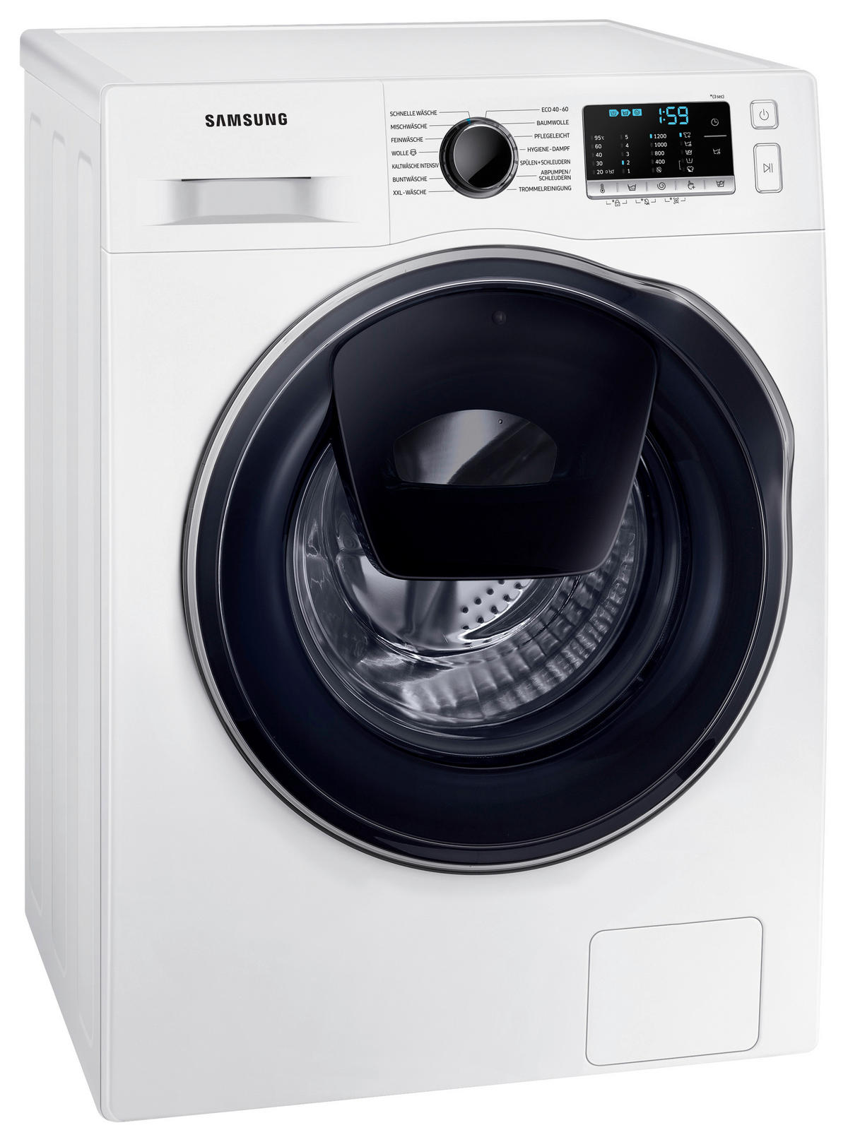 WASCHMASCHINE WW8NK52K0VW/EG   - Weiß, Basics, Kunststoff/Metall (60/85/46cm) - Samsung