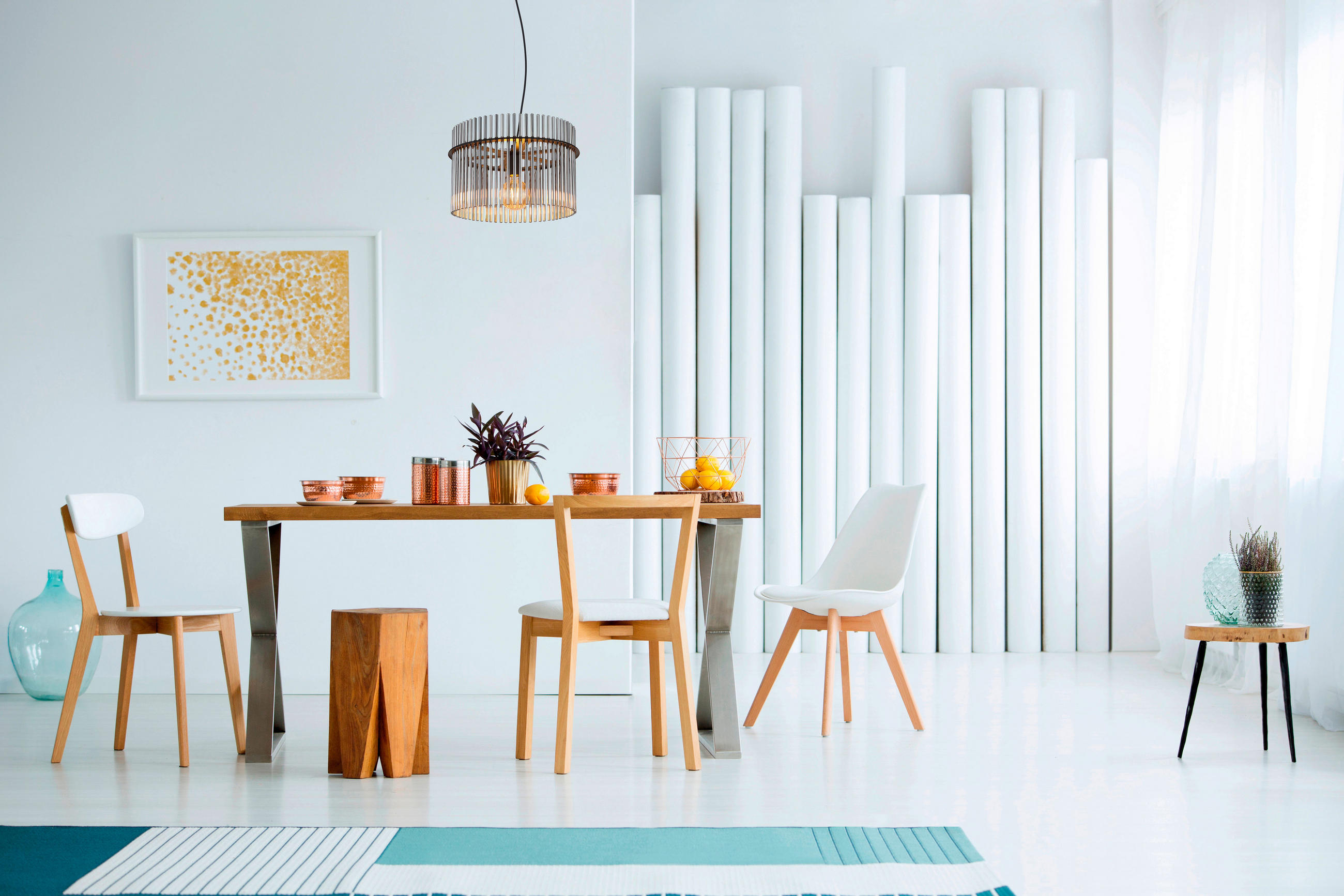 HÄNGELEUCHTE GORLEY 40/150 cm   - Schwarz/Grau, Trend, Glas/Kunststoff (40/150cm)