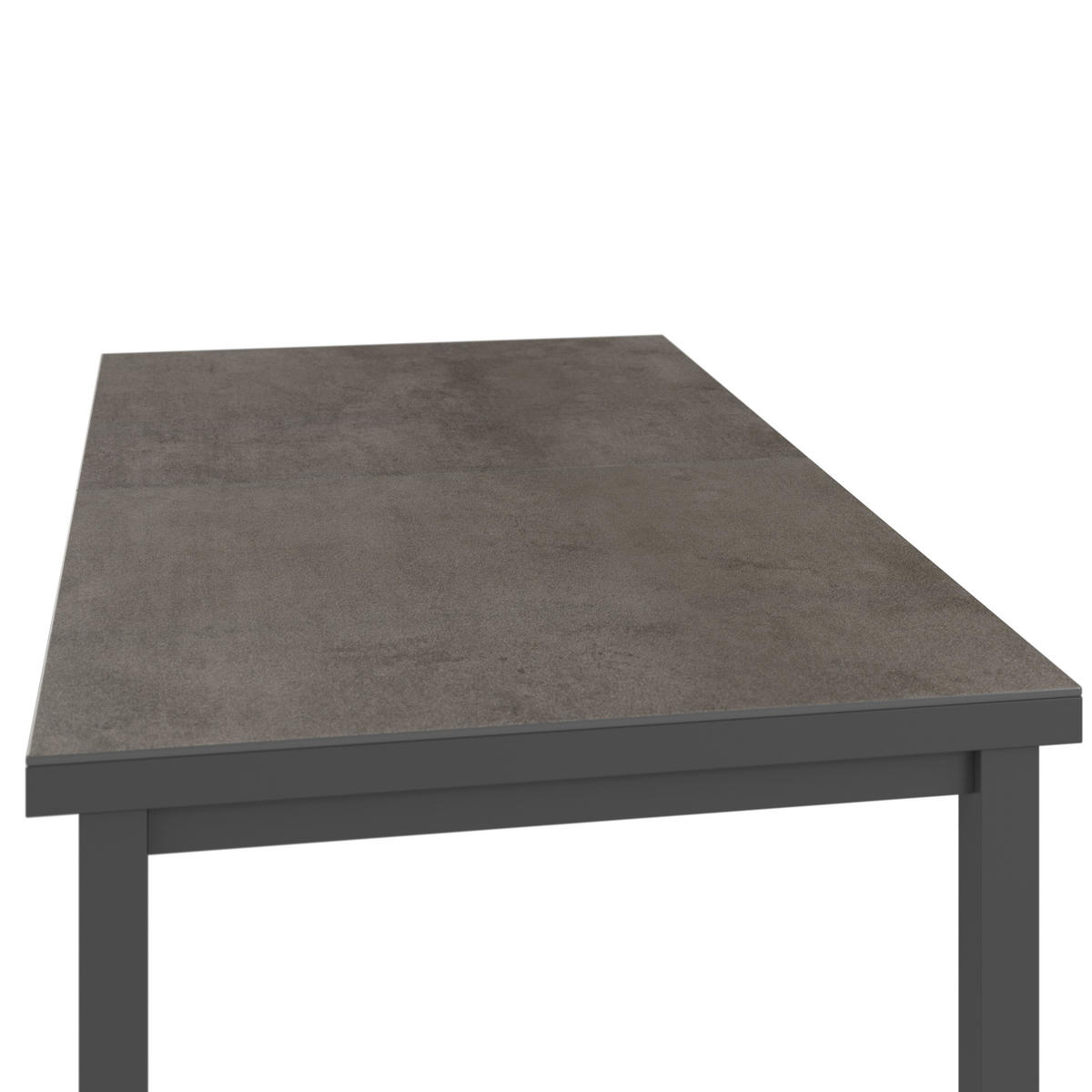 STOL VRTNI     antracit  metal, staklo  - antracit, Moderno, staklo/metal (180-240/75/100cm) - Ambia Garden