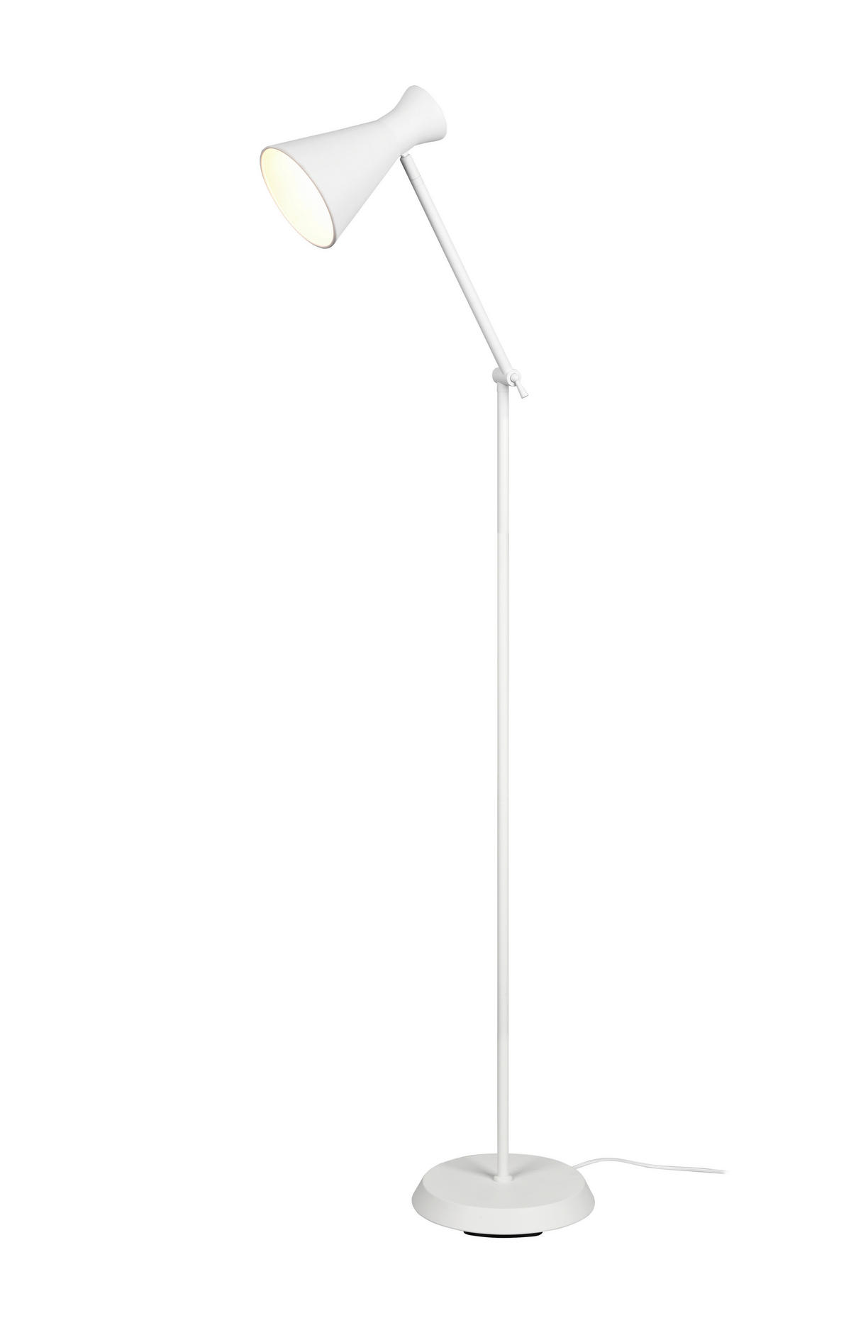 STEHLEUCHTE  48,8/25/150 cm   - Weiß, KONVENTIONELL, Metall (48,8/25/150cm)