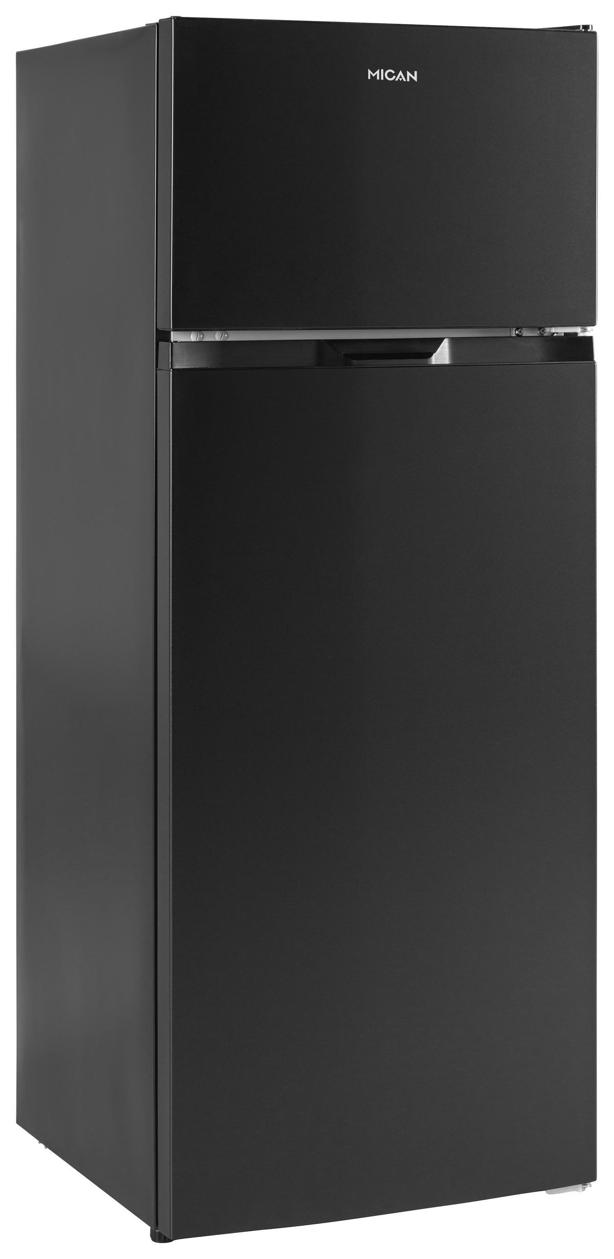 KÜHL-GEFRIER-KOMBINATION 54,5/143/55,5 cm SKHTMF55SDID  - Schwarz, Basics, Glas/Metall (54,5/143/55,5cm) - Mican