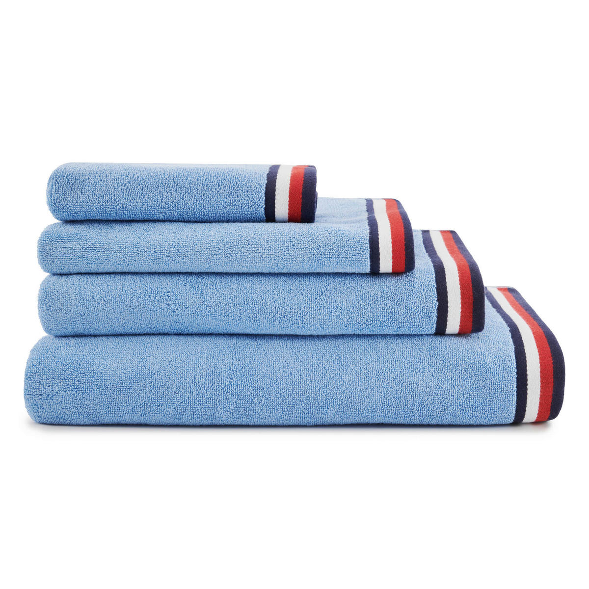 GÄSTETUCH College Classics Blau 40/60 cm  - Blau, Design, Textil (40/60cm) - Tommy Hilfiger