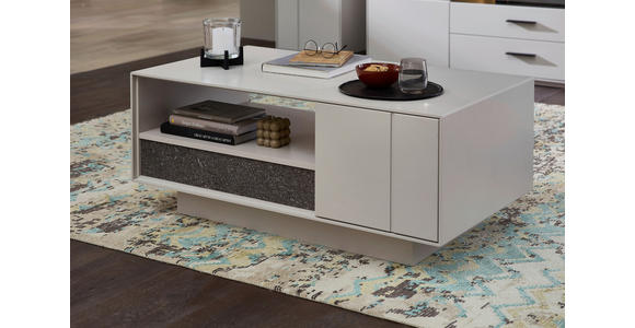 COUCHTISCH rechteckig Anthrazit, Hellgrau, Sahara  - Anthrazit/Hellgrau, Design, Holzwerkstoff/Stein (110/45/60cm) - Novel
