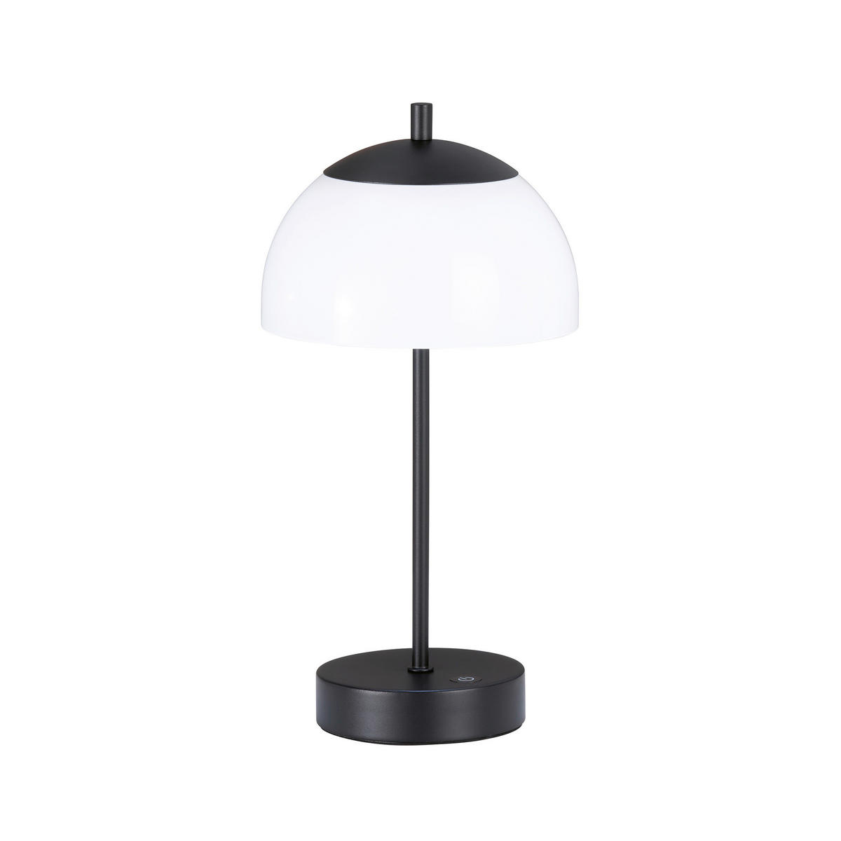 AKKU-TISCHLEUCHTE Riva 18/35 cm   - Sandfarben/Schwarz, KONVENTIONELL, Kunststoff/Metall (18/35cm)