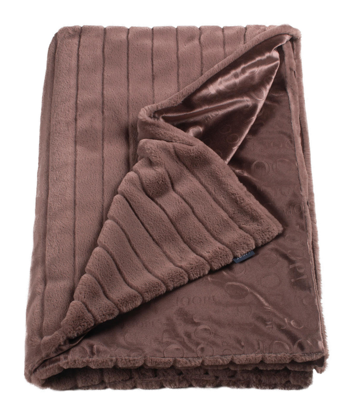 FELLDECKE Glam 130/170 cm  - Schlammfarben/Fango, Basics, Textil (130/170cm) - Joop!