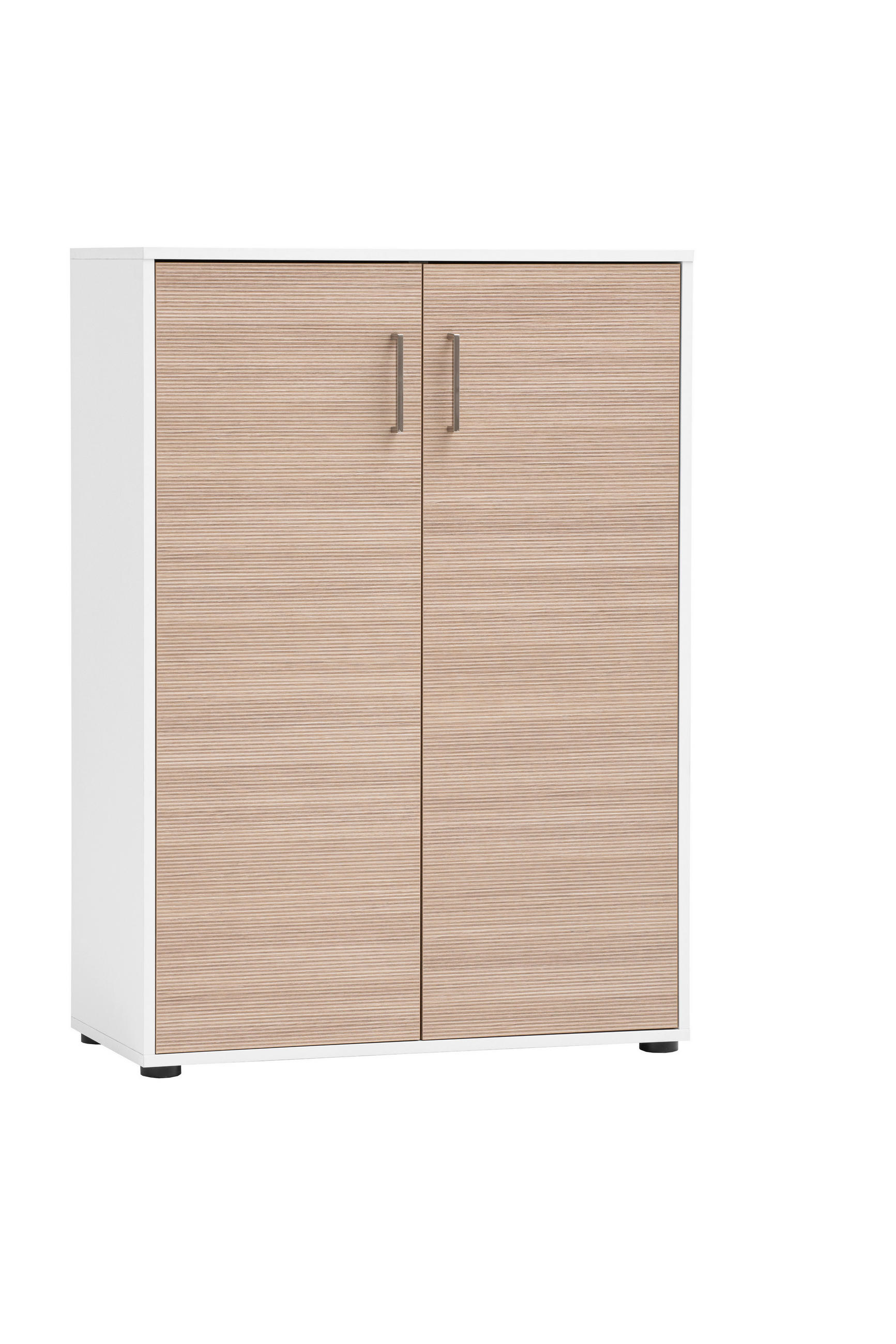 AKTENSCHRANK Weiß, Beige  - Beige/Weiß, MODERN, Holzwerkstoff (80,1/113,4/38,2cm) - MID.YOU