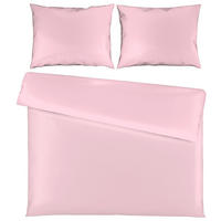 POSTELJNINA SENA 200/200 cm saten roza  - roza, Basics, tekstil (200/200cm) - Novel