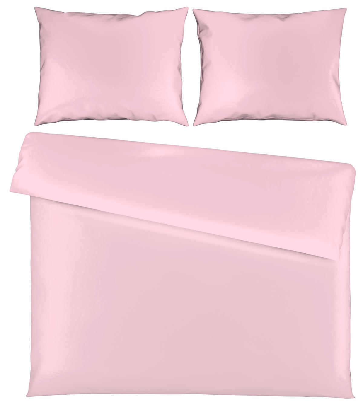 POSTELJNINA SENA 200/200 cm saten roza  - roza, Basics, tekstil (200/200cm) - Novel