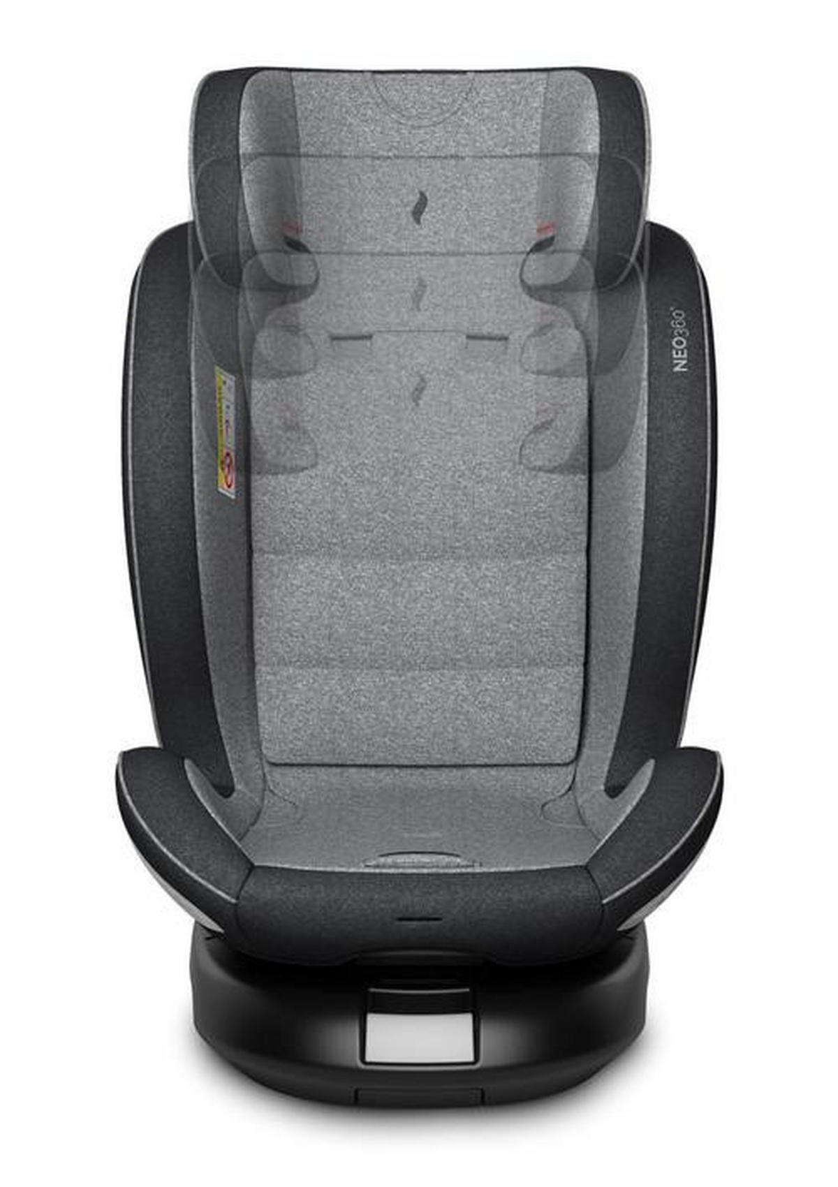 KINDERAUTOSITZ NEO360 Universe  - Dunkelgrau/Anthrazit, Basics, Kunststoff/Textil (46/63,5/53cm) - Osann