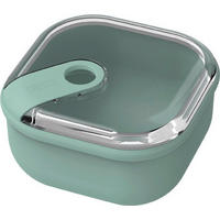 FRISCHHALTEDOSE Ela 0,425 L  - Transparent/Grün, Basics, Kunststoff (12/12/7,2cm) - Rotho