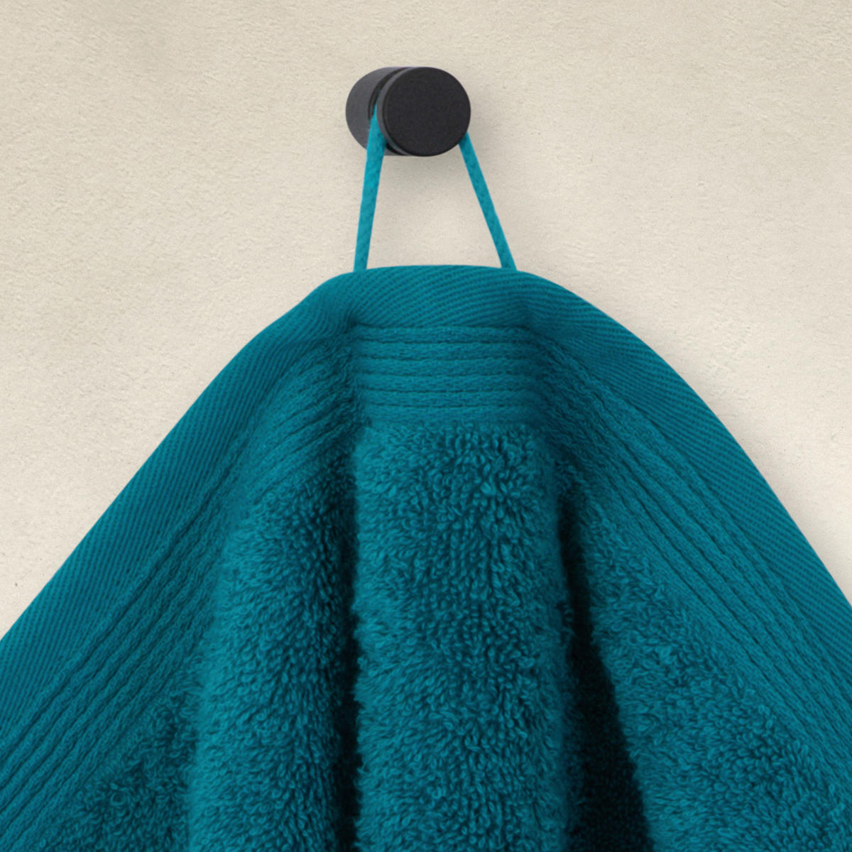 HANDTUCH Superwuschel Türkis  - Türkis, Basics, Textil (60/110cm) - Moeve