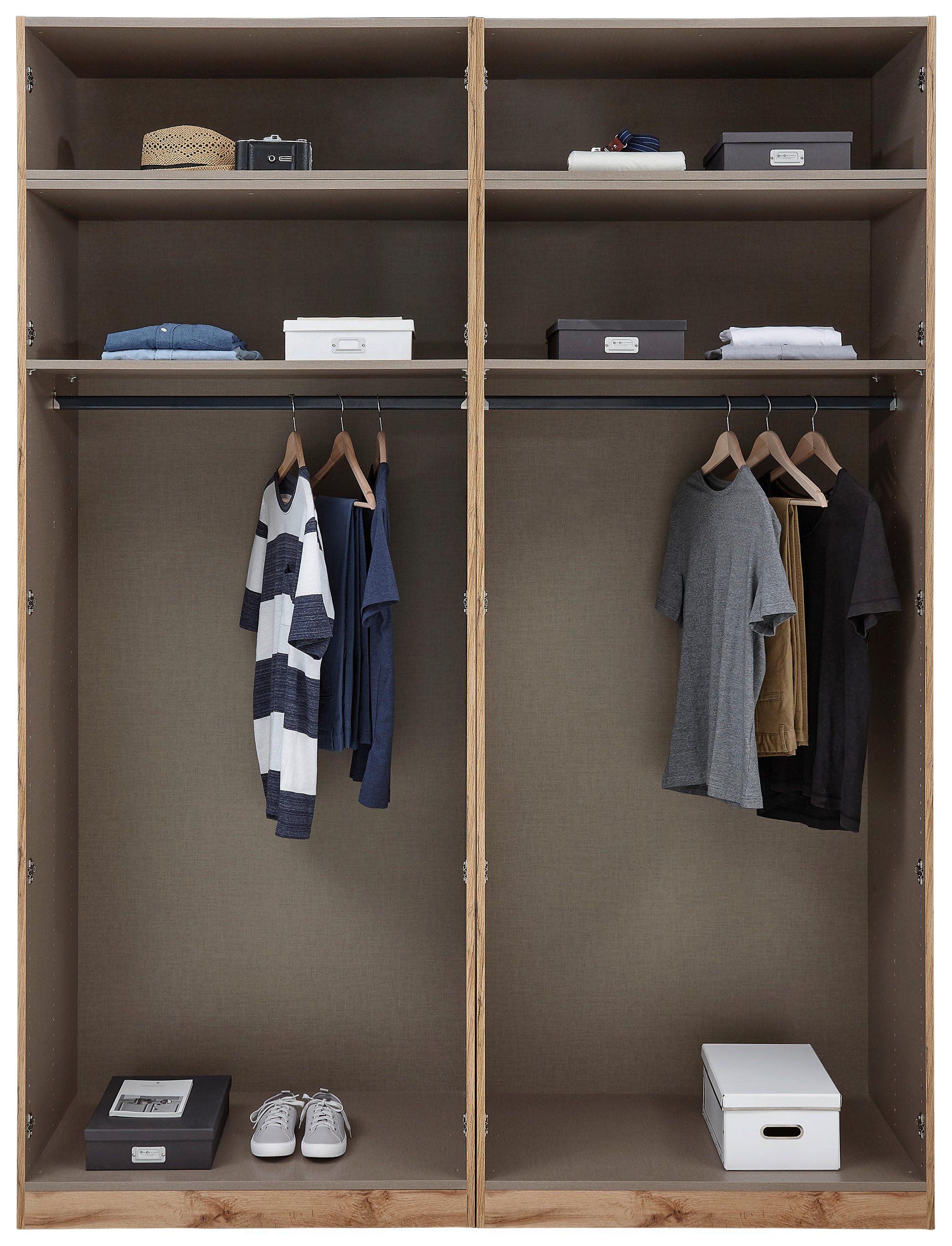 Offener Kleiderschrank 182,2 Cm Unit, Anthrazit