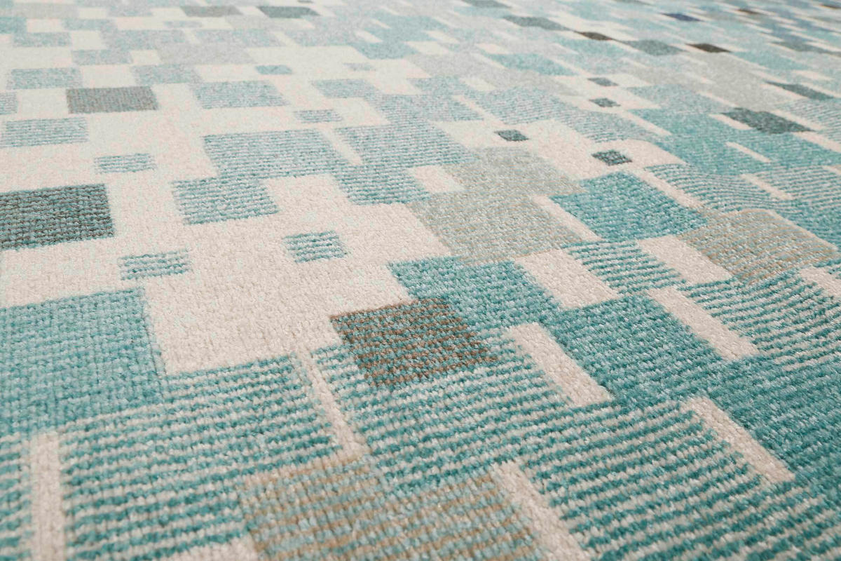 OUTDOORTEPPICH 160/225 cm Pacific Blau, Creme, Grün  - Blau/Creme, Design, Textil (160/225cm) - Esprit