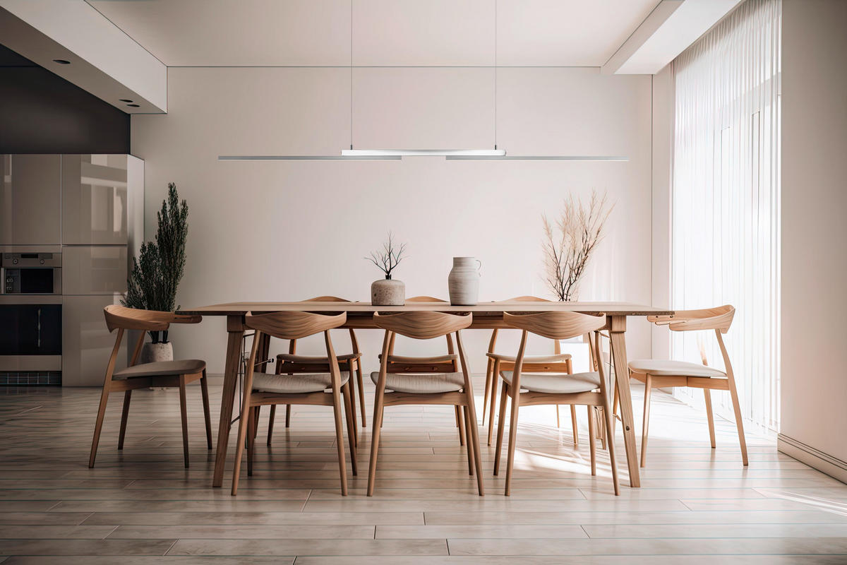 LED-HÄNGELEUCHTE 130/20/150 cm  - Anthrazit, Design, Metall (130/20/150cm) - Hell