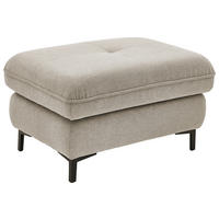 HOCKER Flachgewebe Sandfarben  - Sandfarben/Schwarz, Design, Textil/Metall (92/48/70cm) - Beldomo Speed